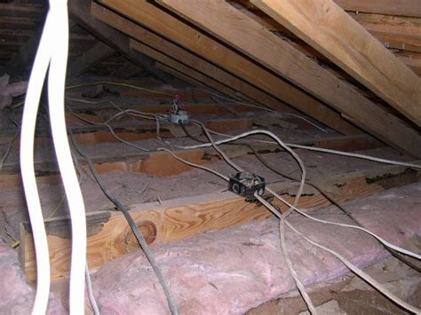 junction box loft insulation|covering attic junction boxes.